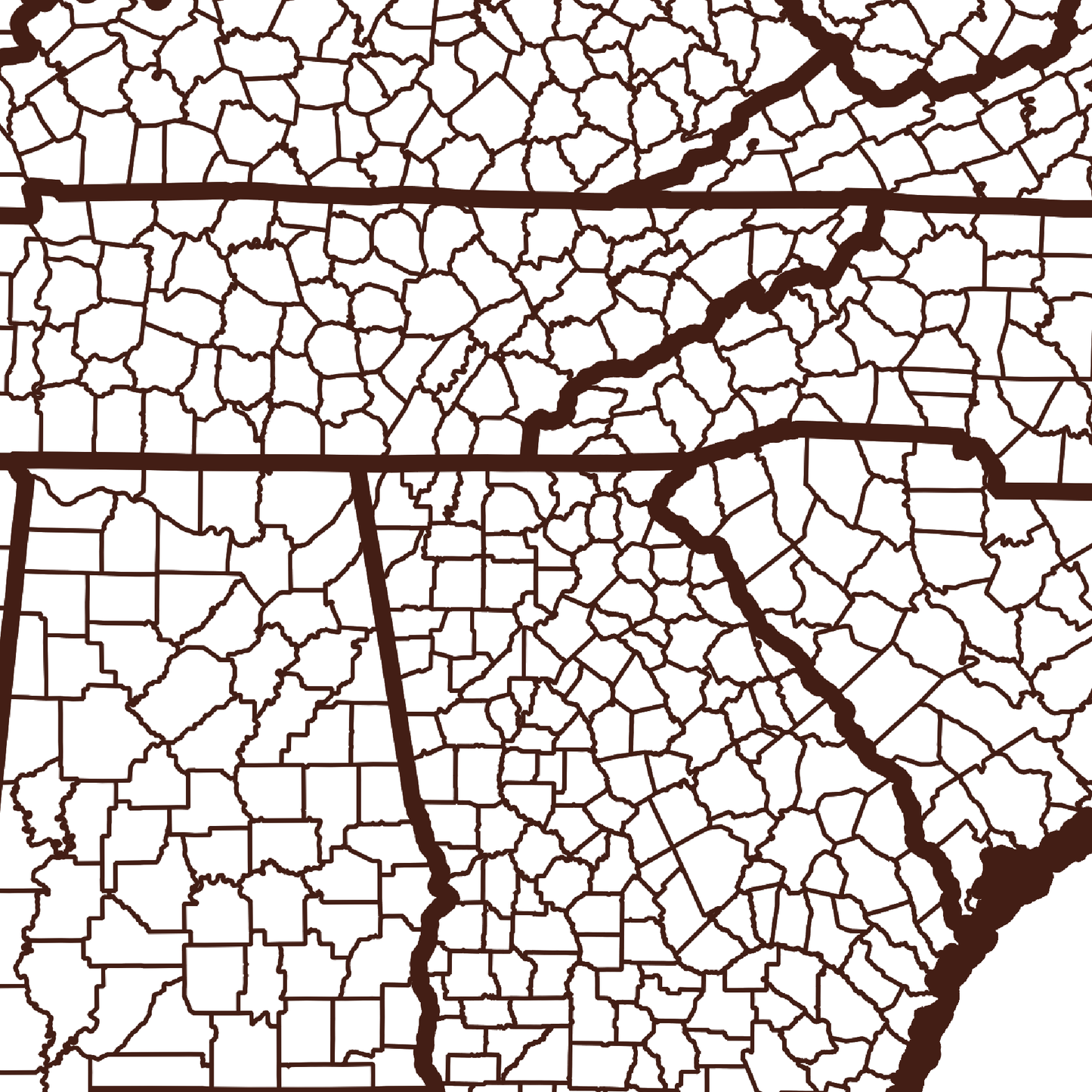 Dawson County Map