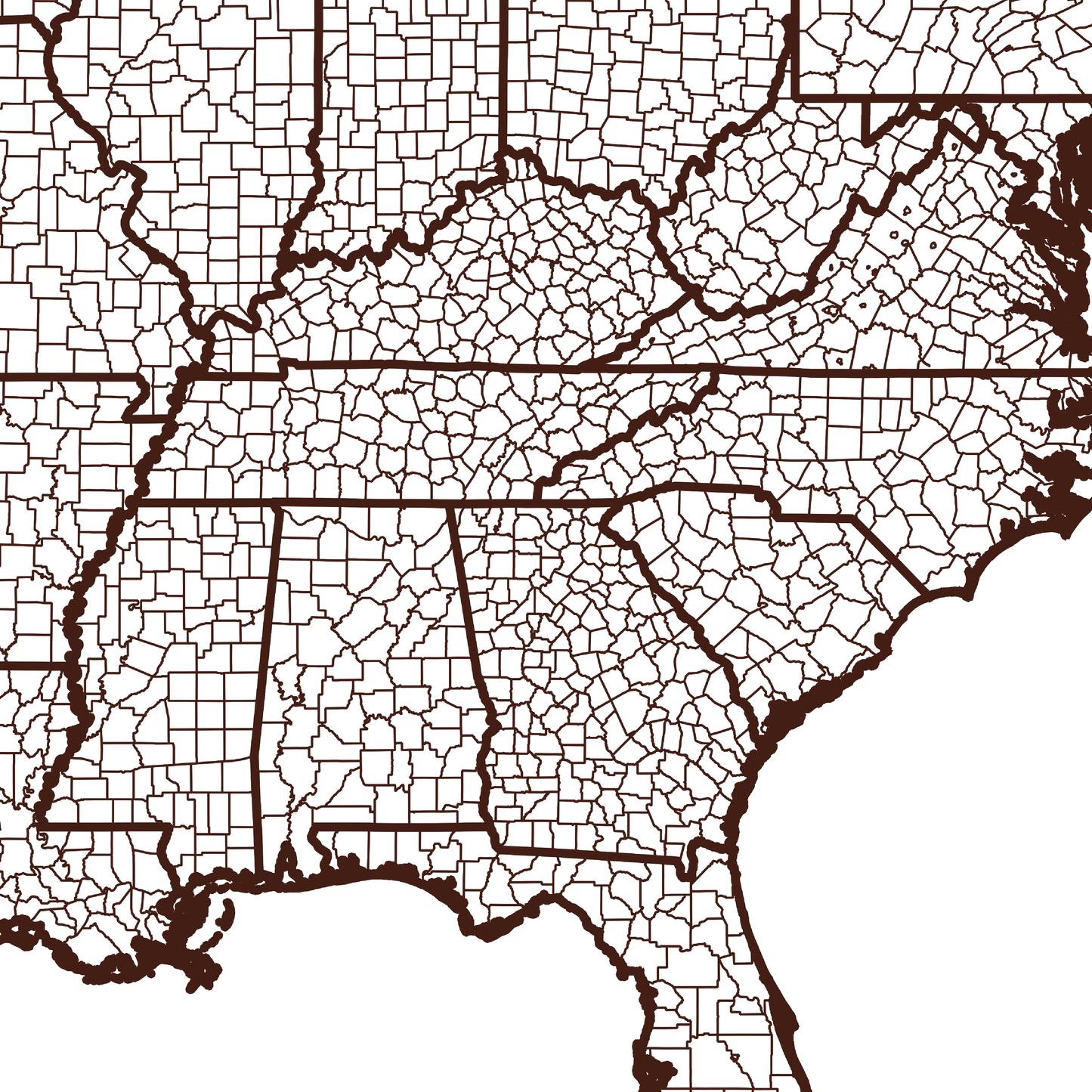 Dawson County Map