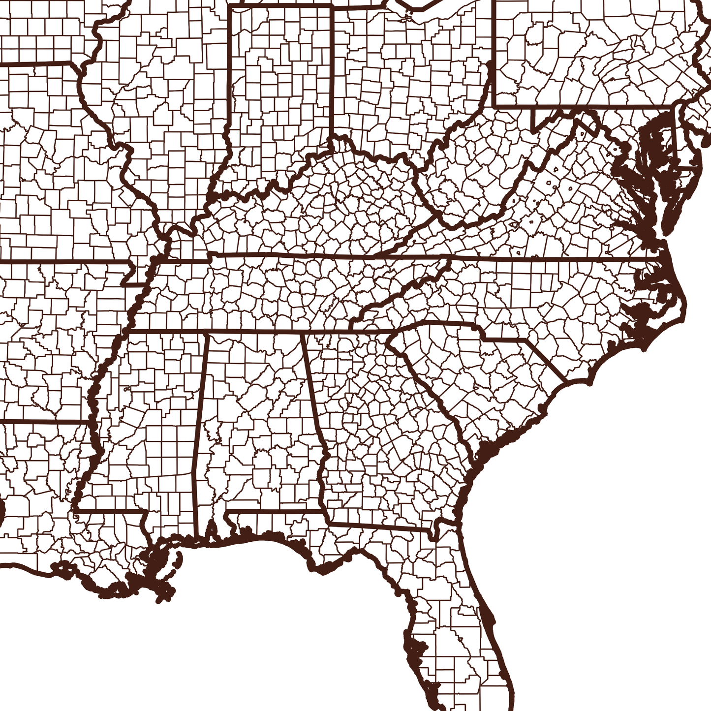 Dawson County Map