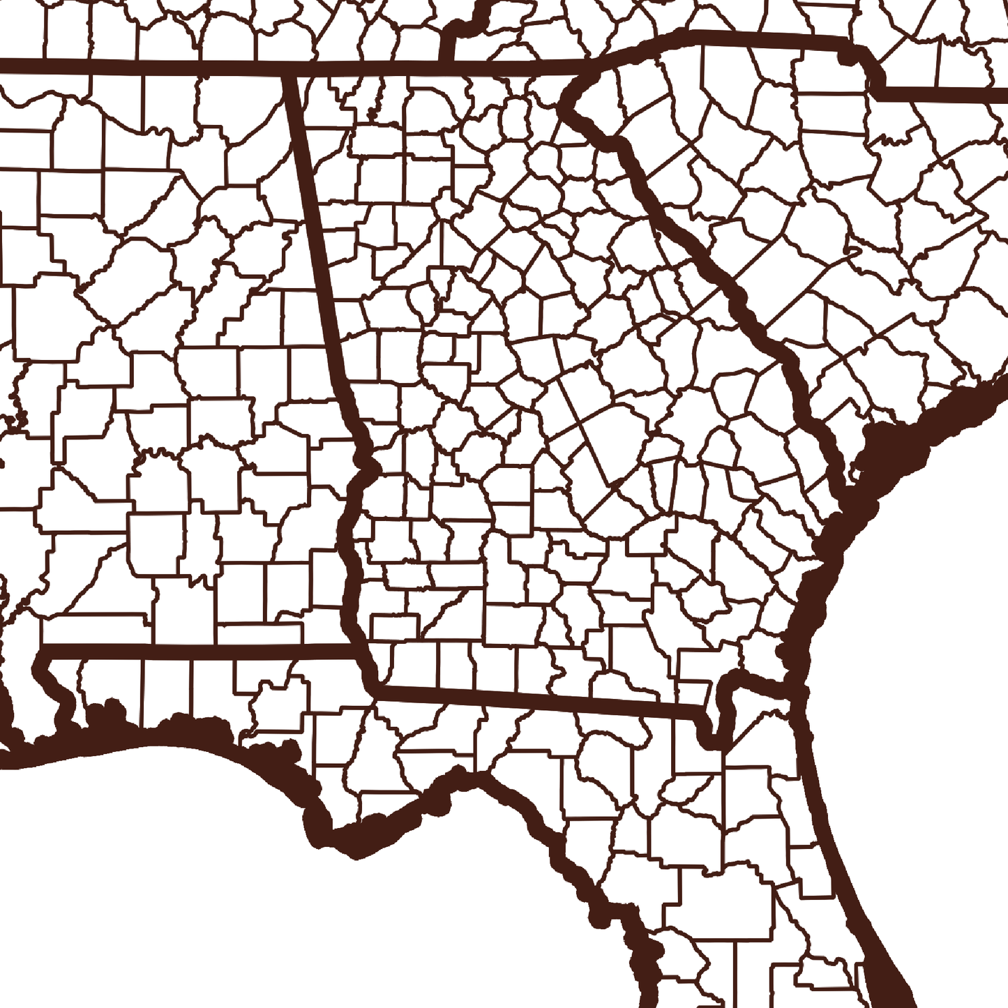 Dooly County Map