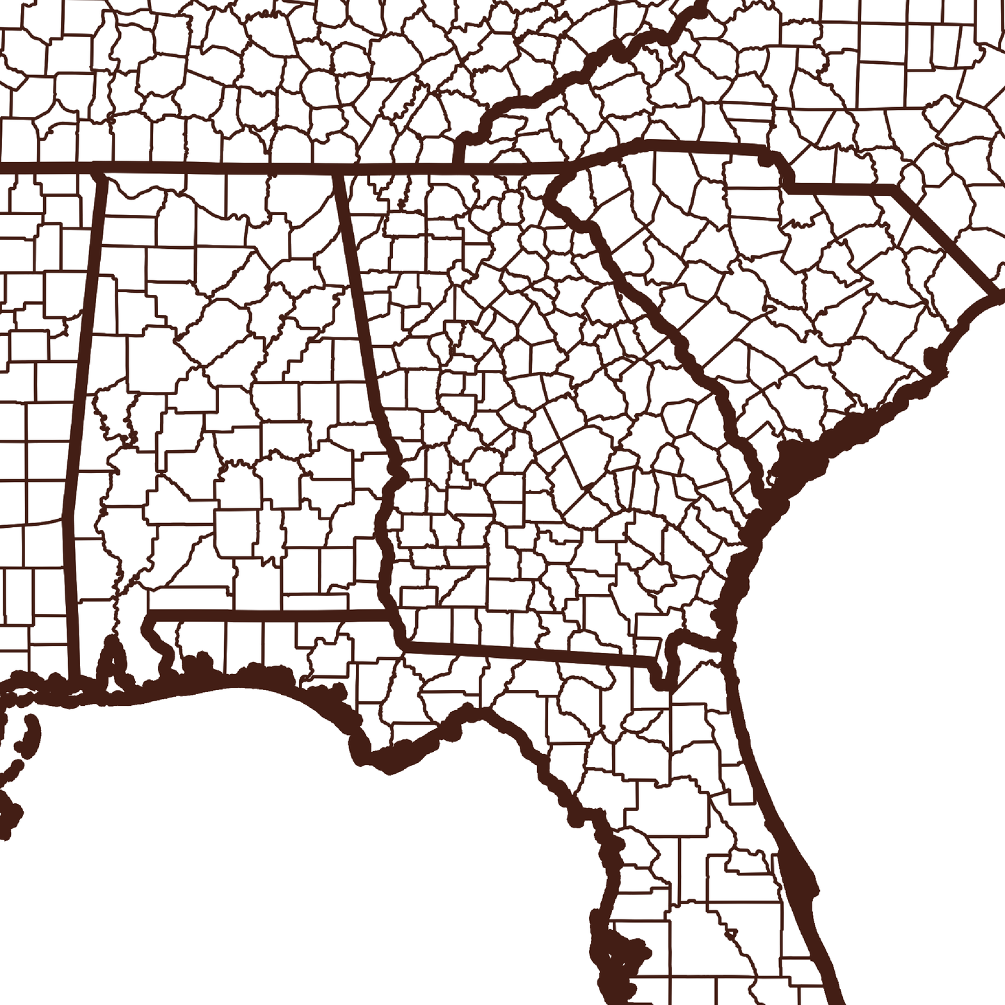 Dooly County Map