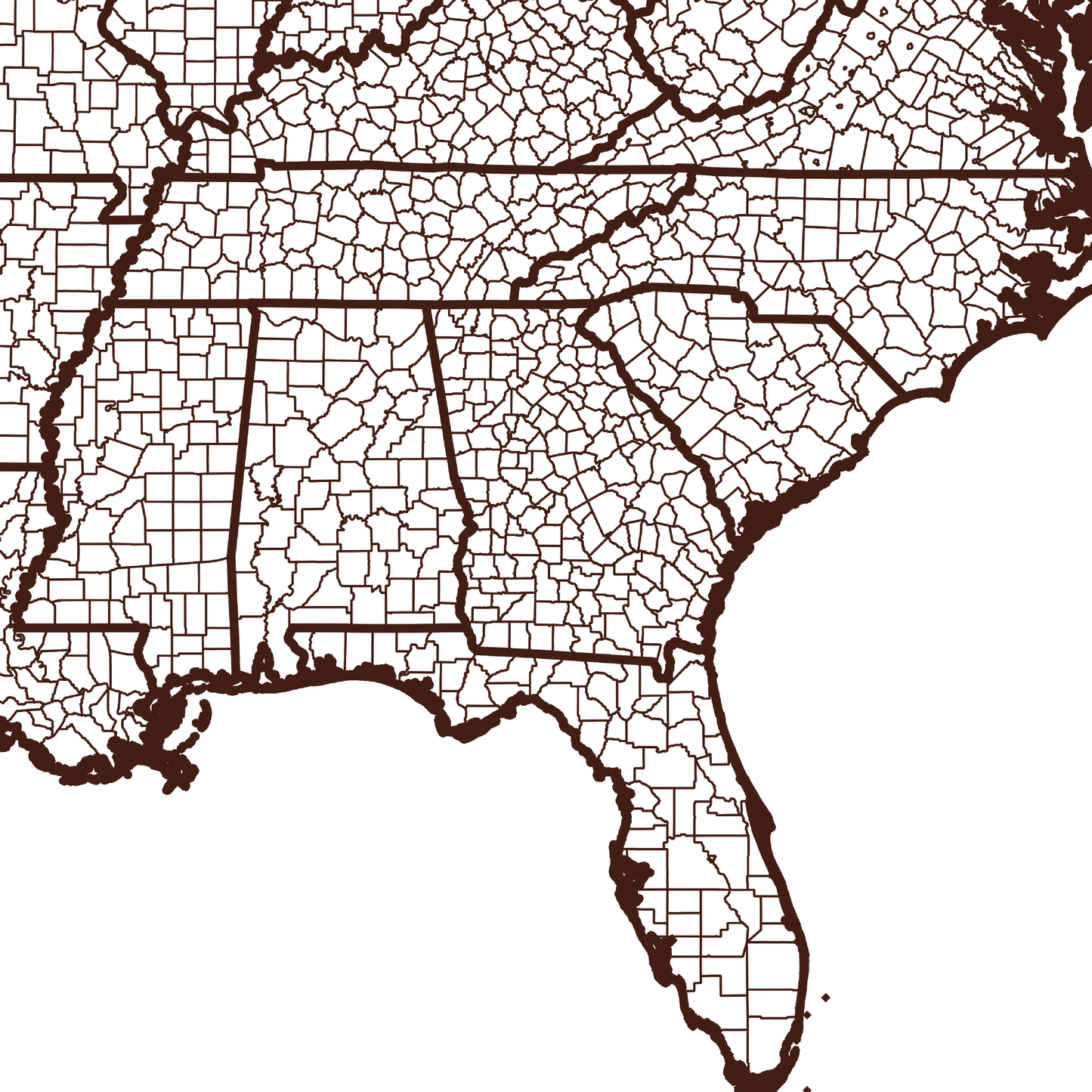 Dooly County Map