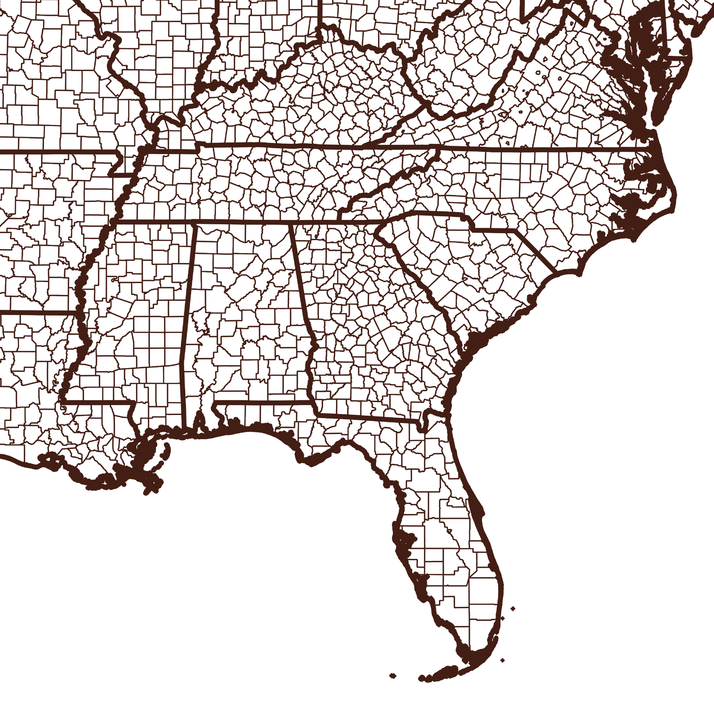 Dooly County Map