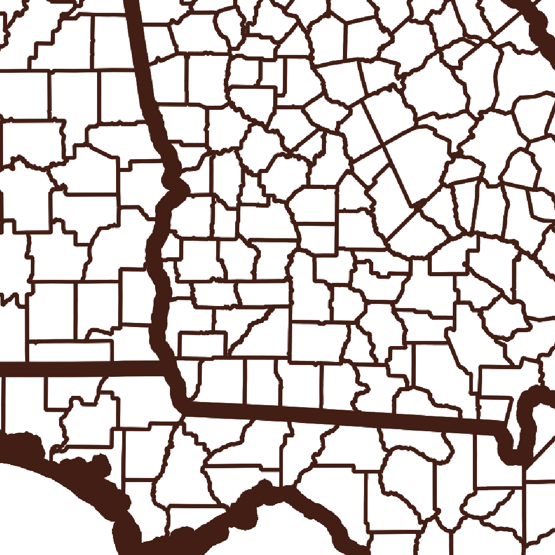 Dougherty County Map