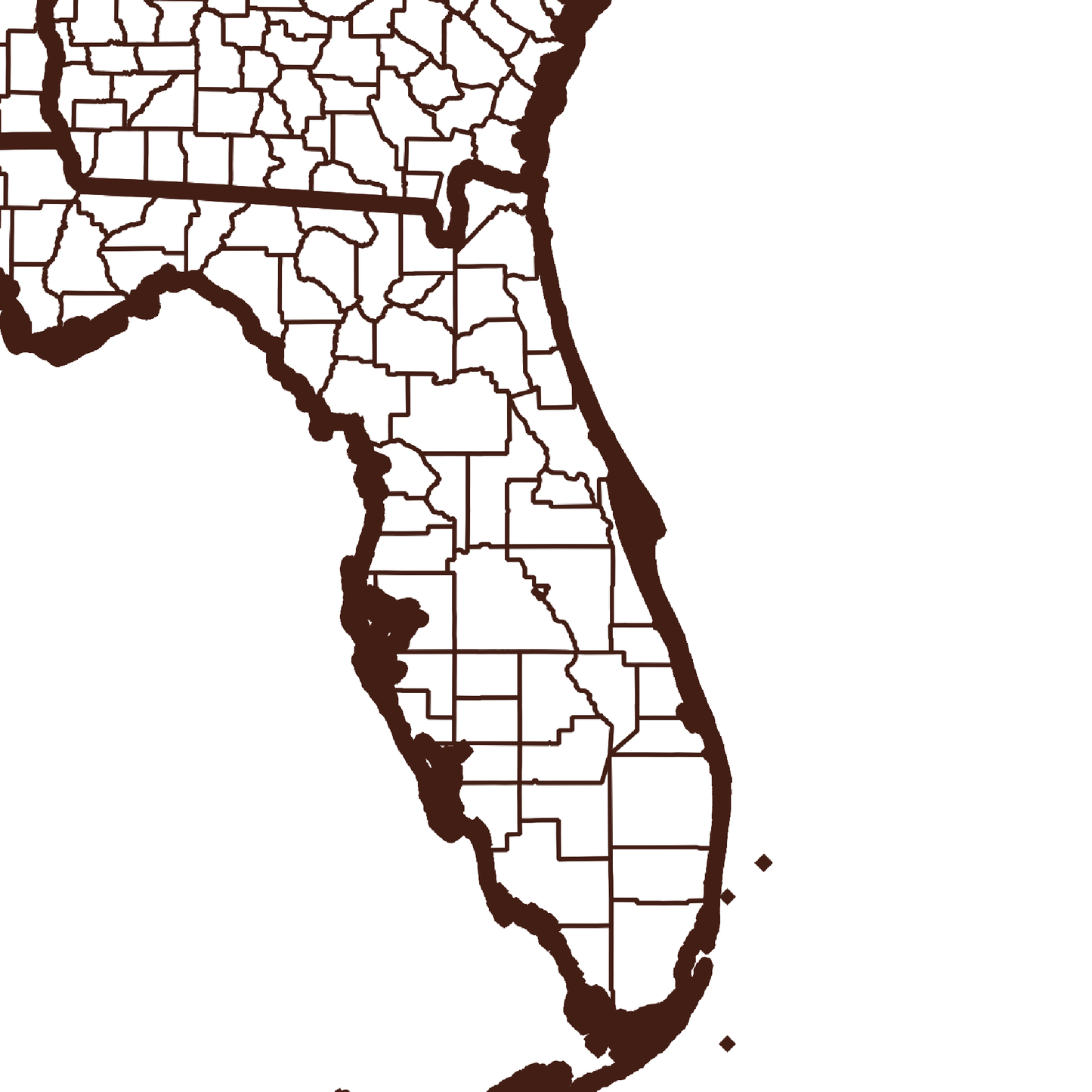 Glades County Map