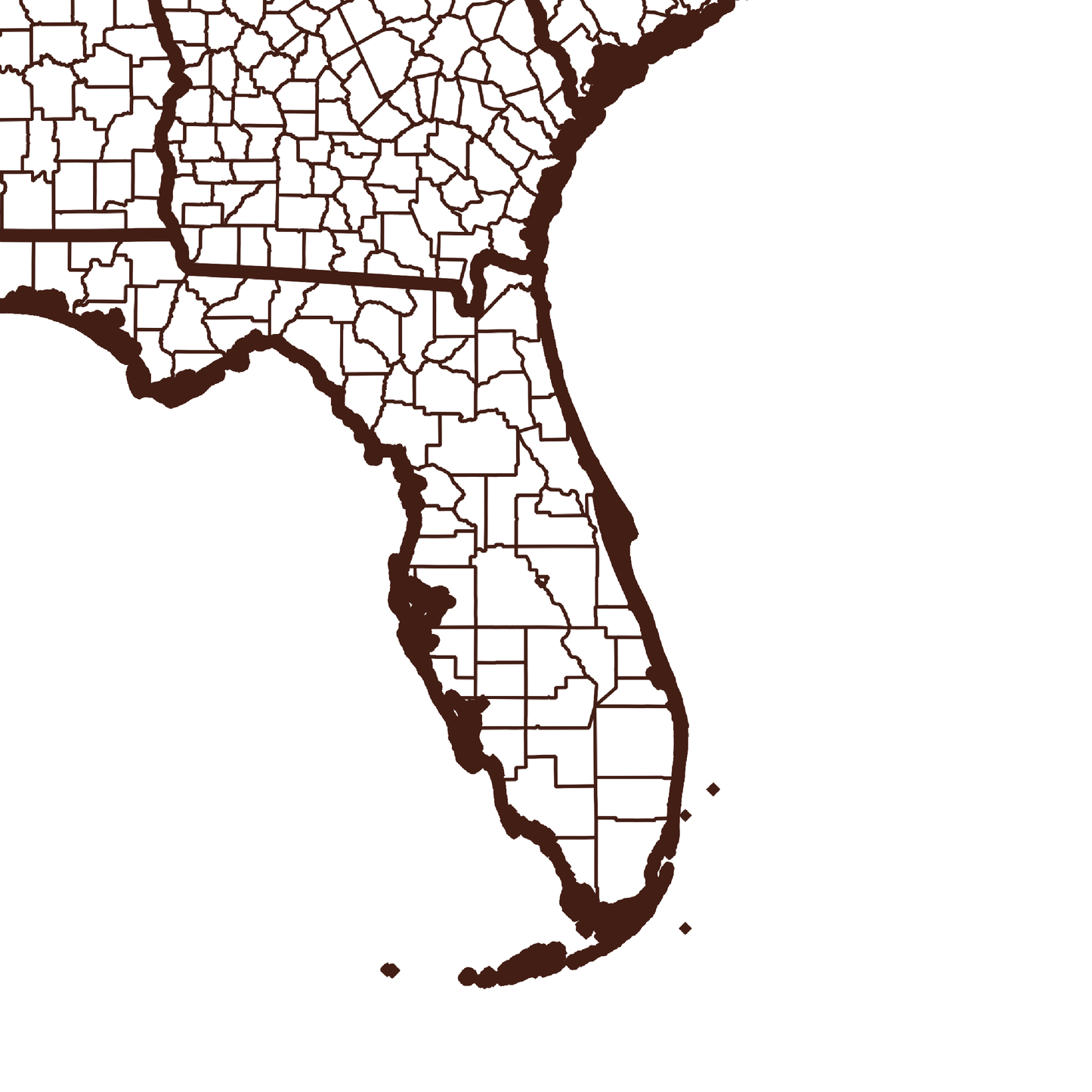 Glades County Map