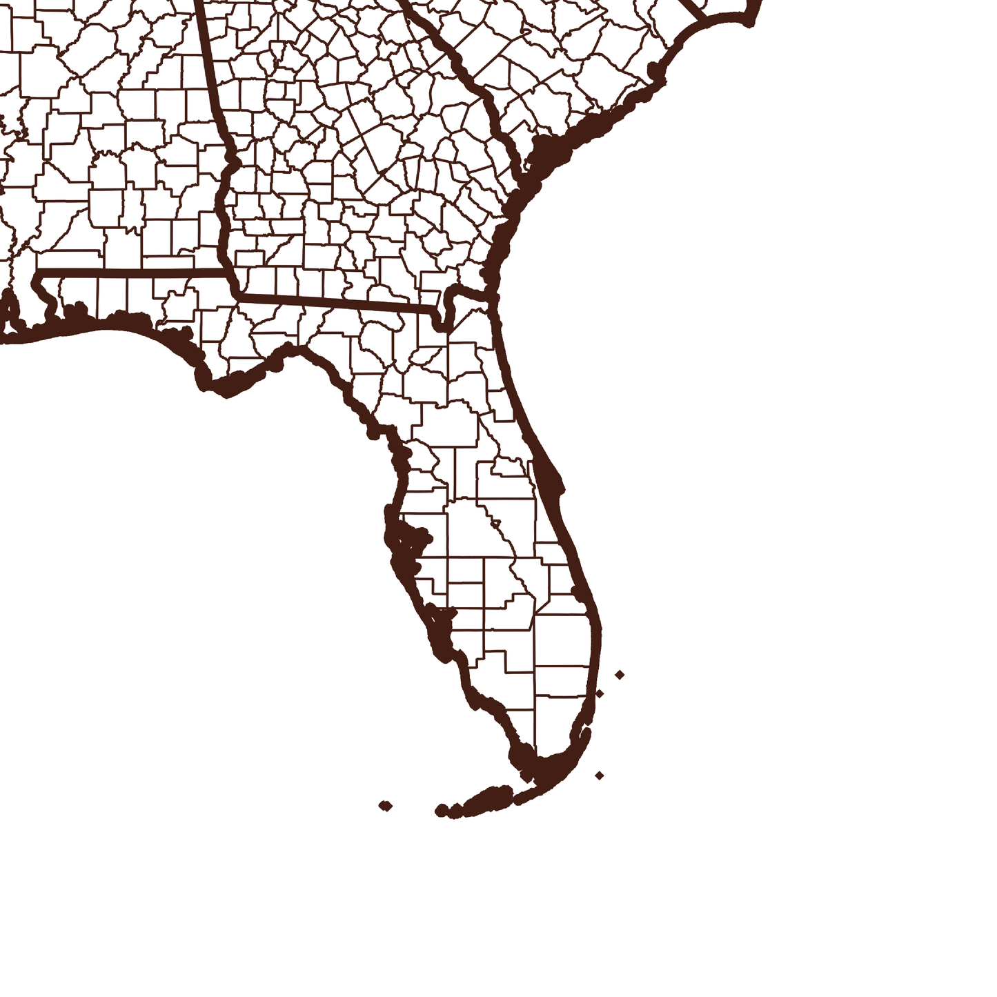 Glades County Map