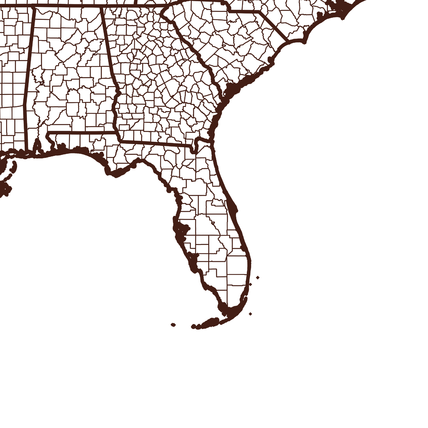 Glades County Map