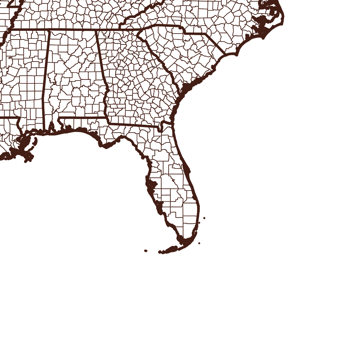 Glades County Map