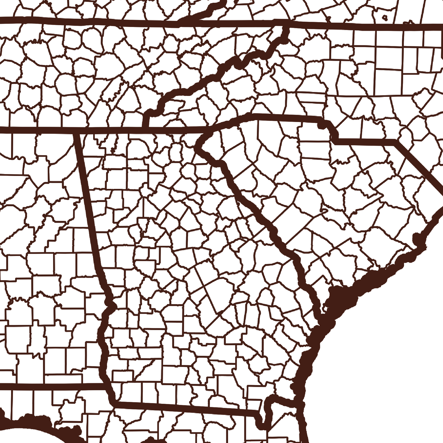 Glascock County Map