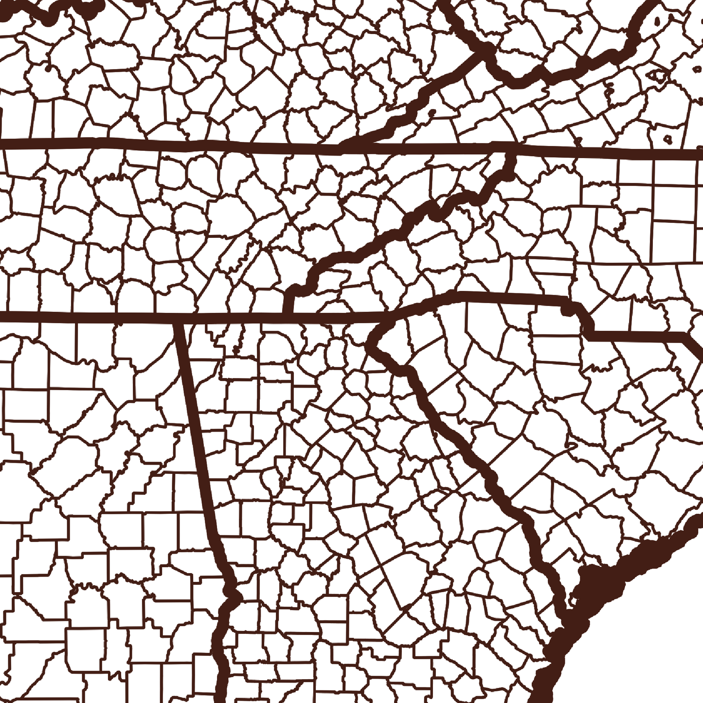 Habersham County Map