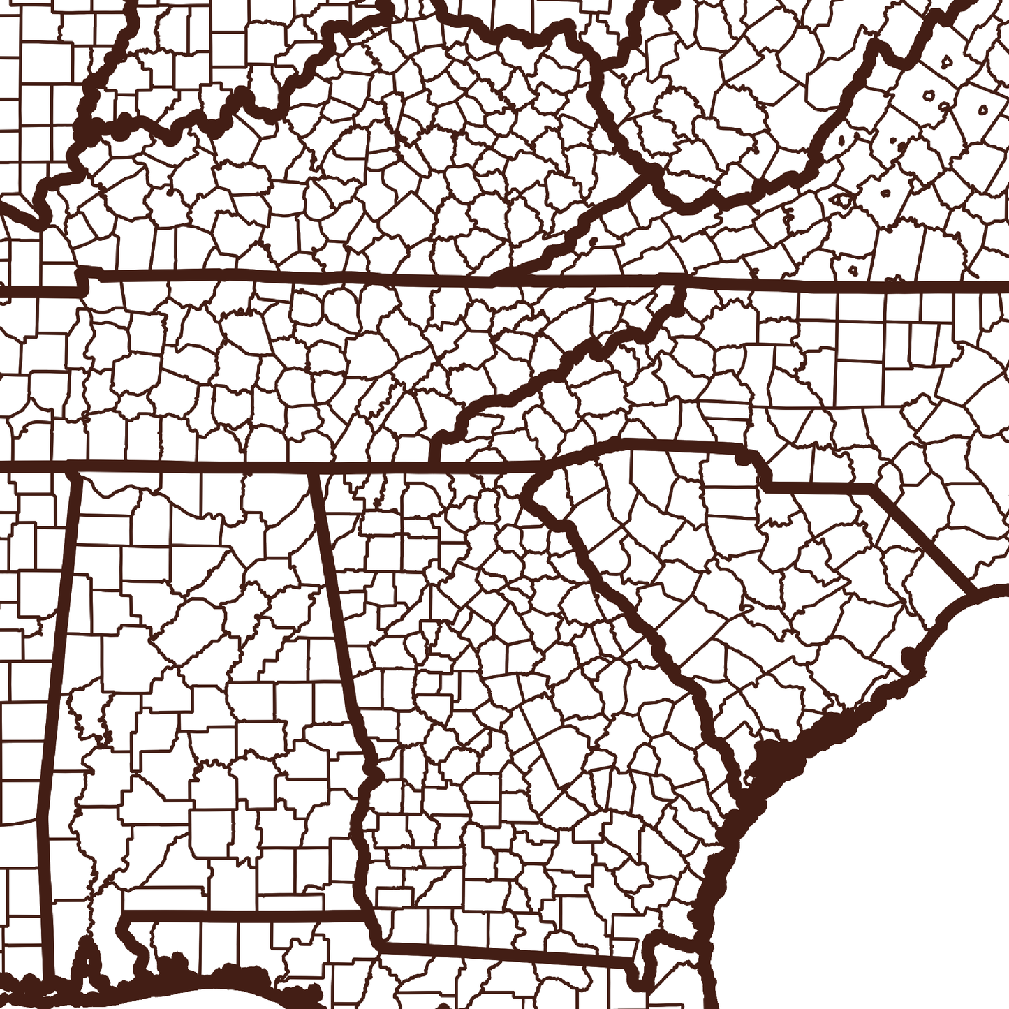 Habersham County Map