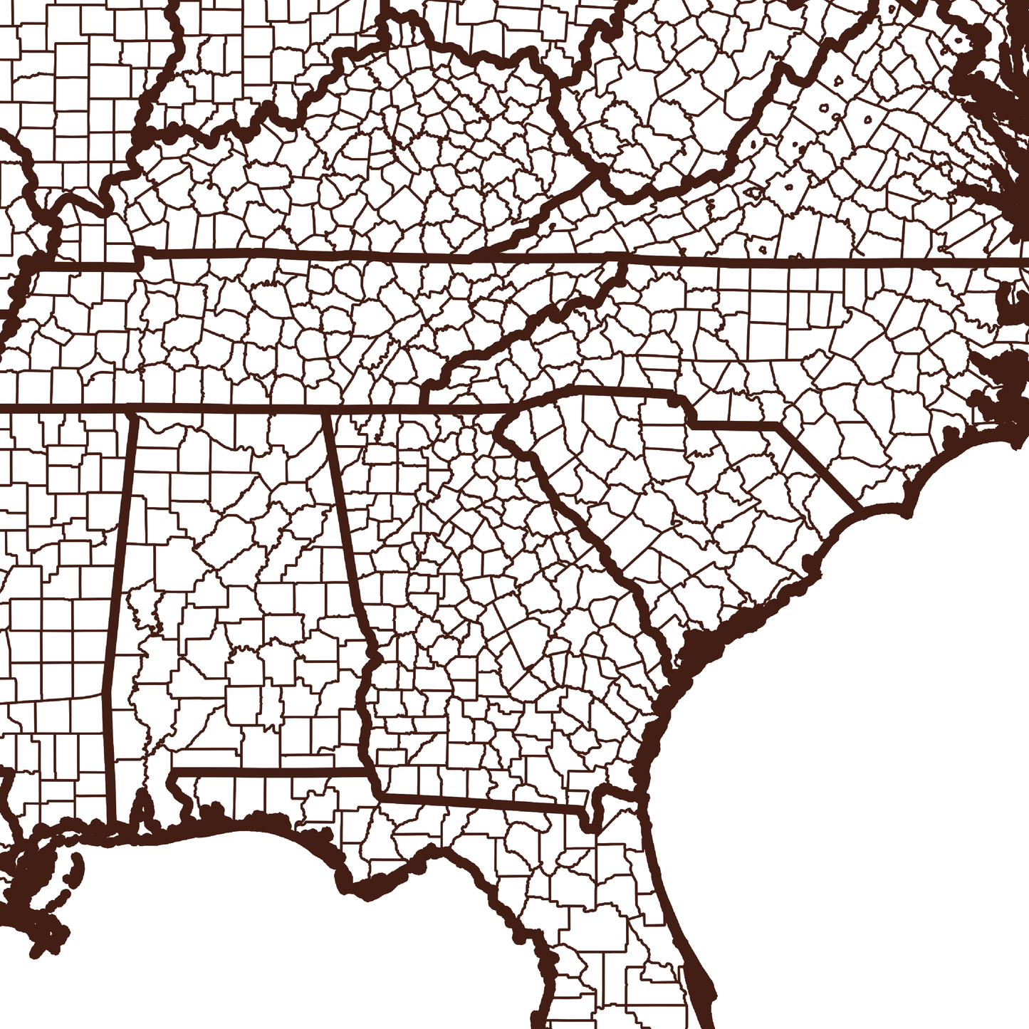 Hancock County Map