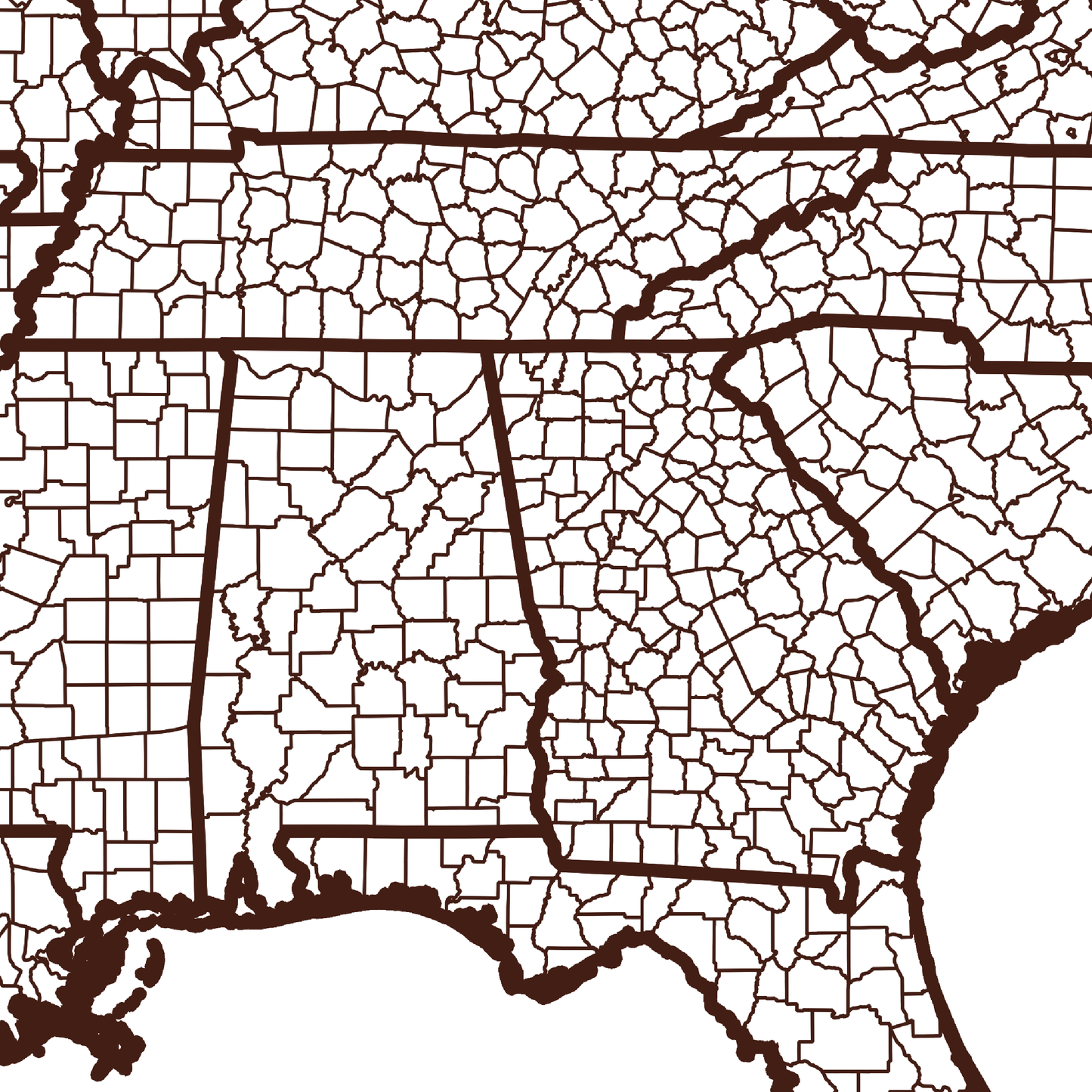 Heard County Map - Rochag