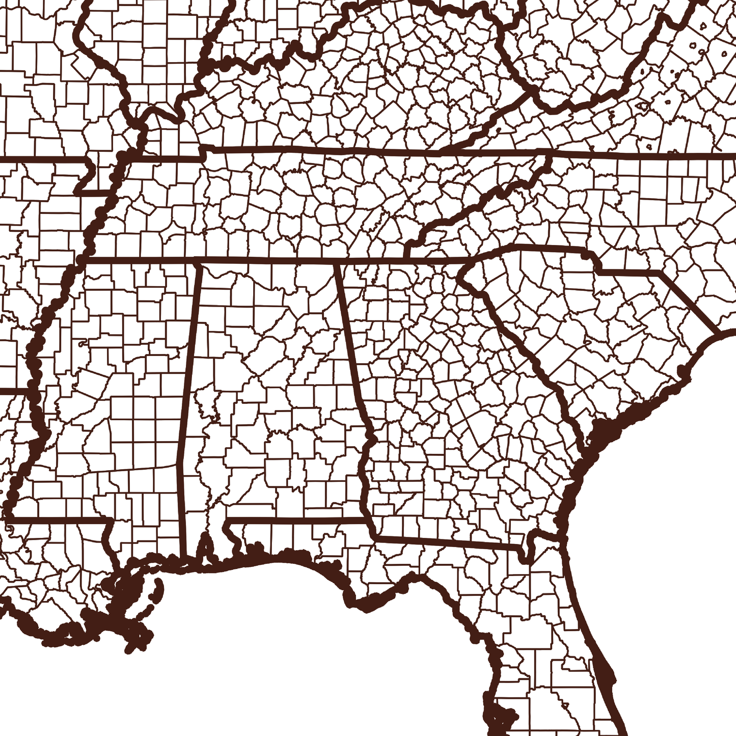 Heard County Map - Rochag