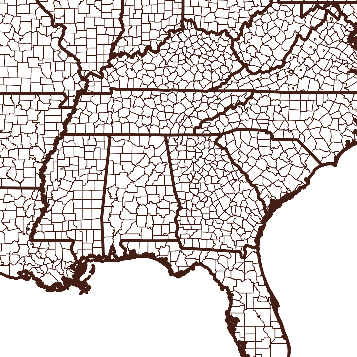 Heard County Map - Rochag