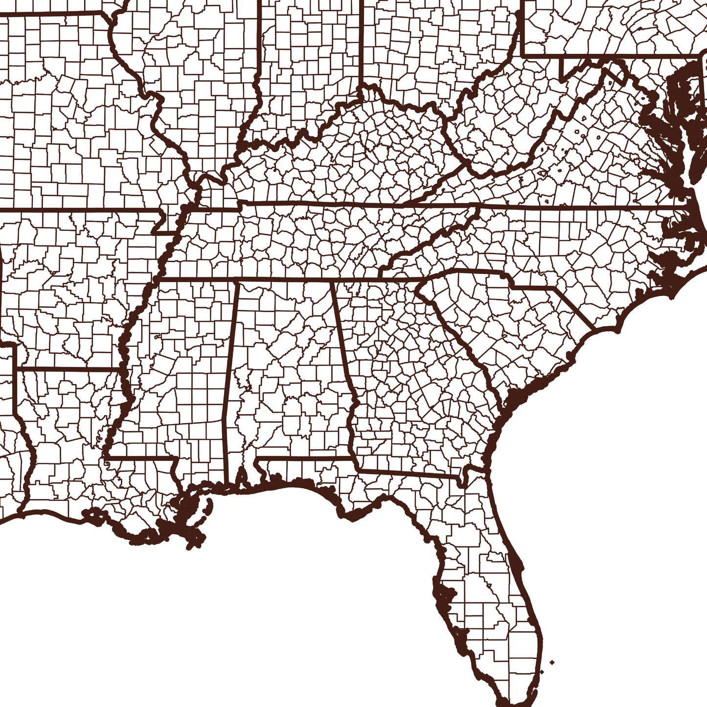 Heard County Map - Rochag