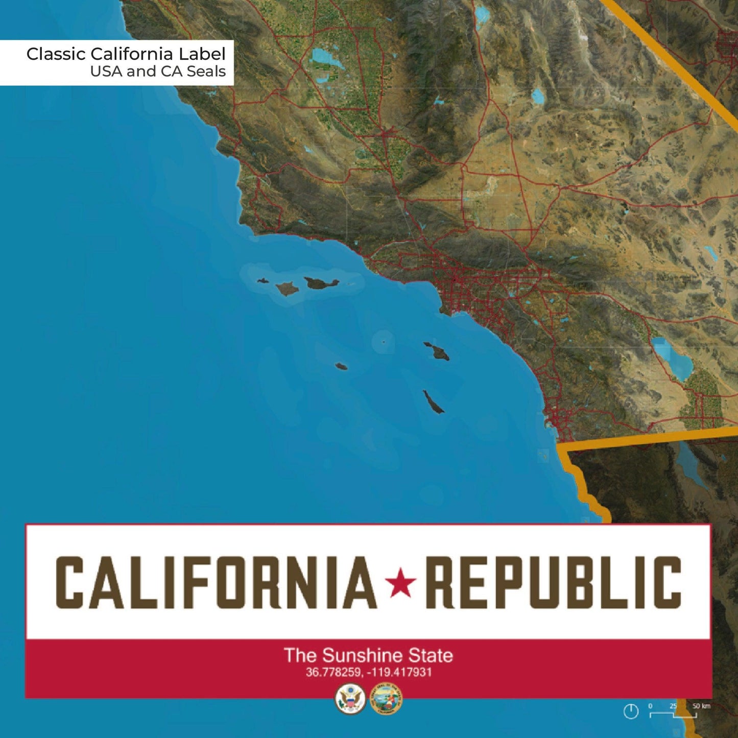 California Republic Poster - Rochag