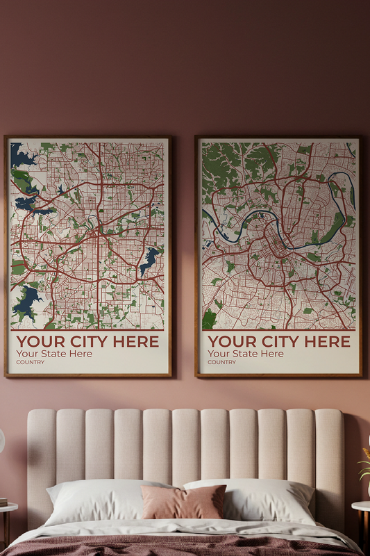 8+	Bedroom Decor Art Alternatives: Customizable Wall Art Maps