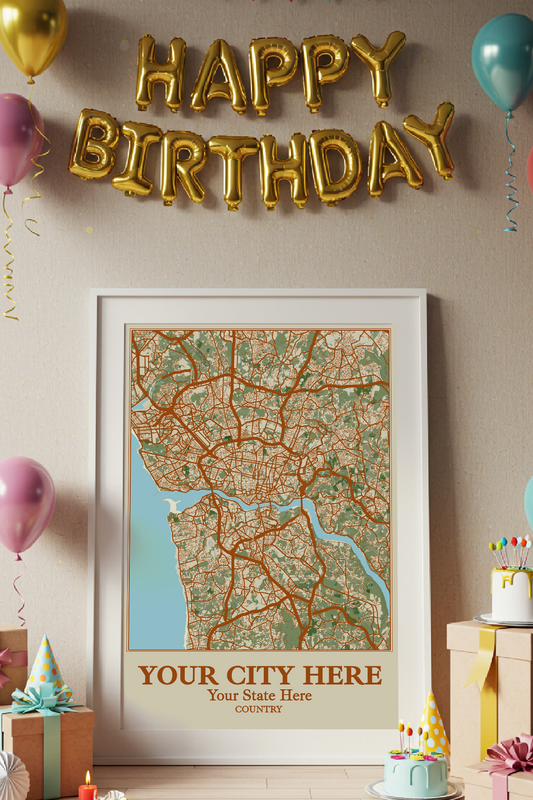 8+ Gift Ideas For Best Friend Options: Custom Wall Art Maps