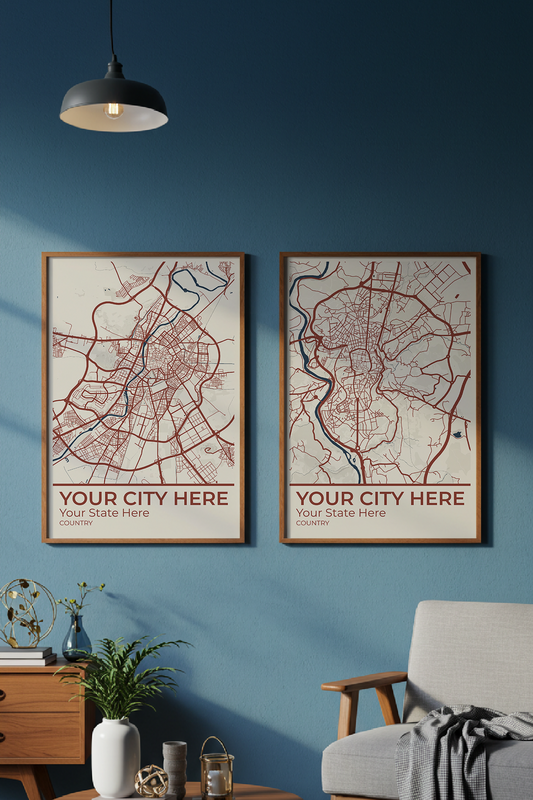 8+	Living Hall Decoration Ideas Options: Custom Wall Art Maps - Rochag