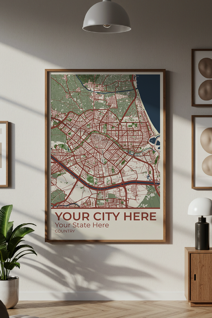 8+	Modern Home Decor Possibilities: Custom Wall Decor Maps - Rochag