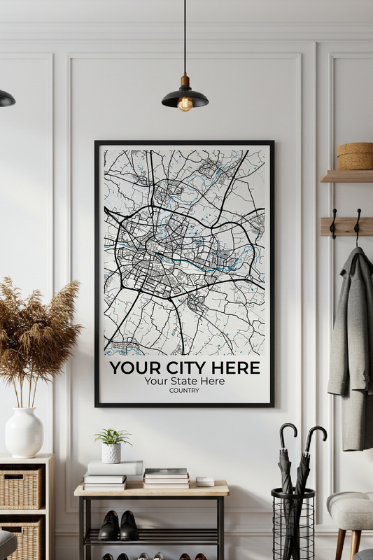 8+	Residential Lobby Decor Possibilities: Custom Wall Decor Maps - Rochag