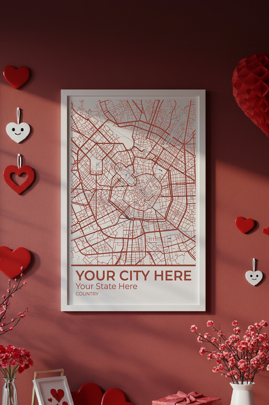 8+	Valentines Gift Ideas For Girlfriend	Possibilities: Custom Wall Decor Maps - Rochag