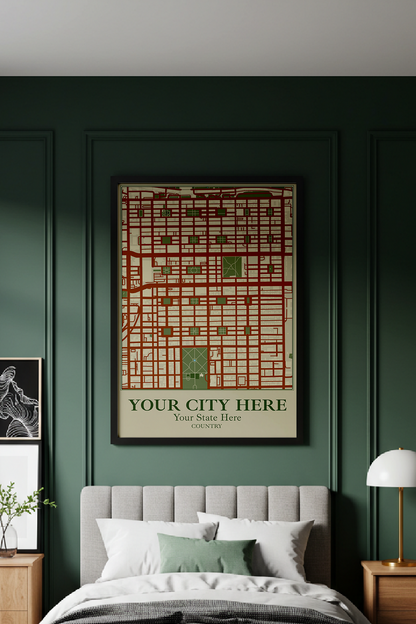 26+	Dormitory Room Colleges Possibilities: Custom Wall Decor Maps