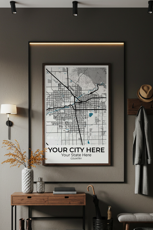 26+	Contemporary Art Deco Interior	Ideas: Customizable Wall Decor Maps - Rochag