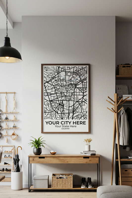 26+	Framed Wall Art Entryway	Ideas: Customizable Wall Decor Maps - Rochag