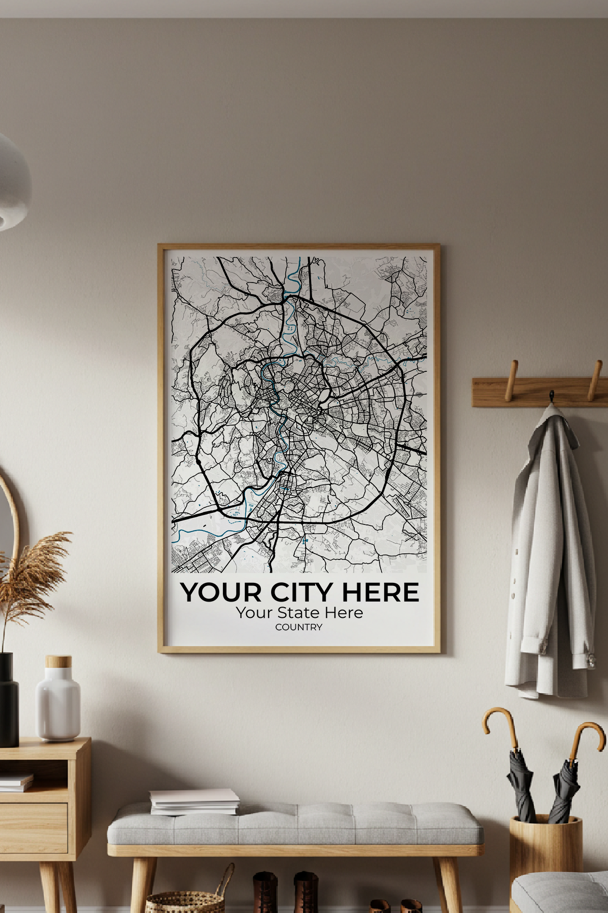 26+	Wall Art Decor Modern Alternatives: Customizable Wall Art Maps - Rochag