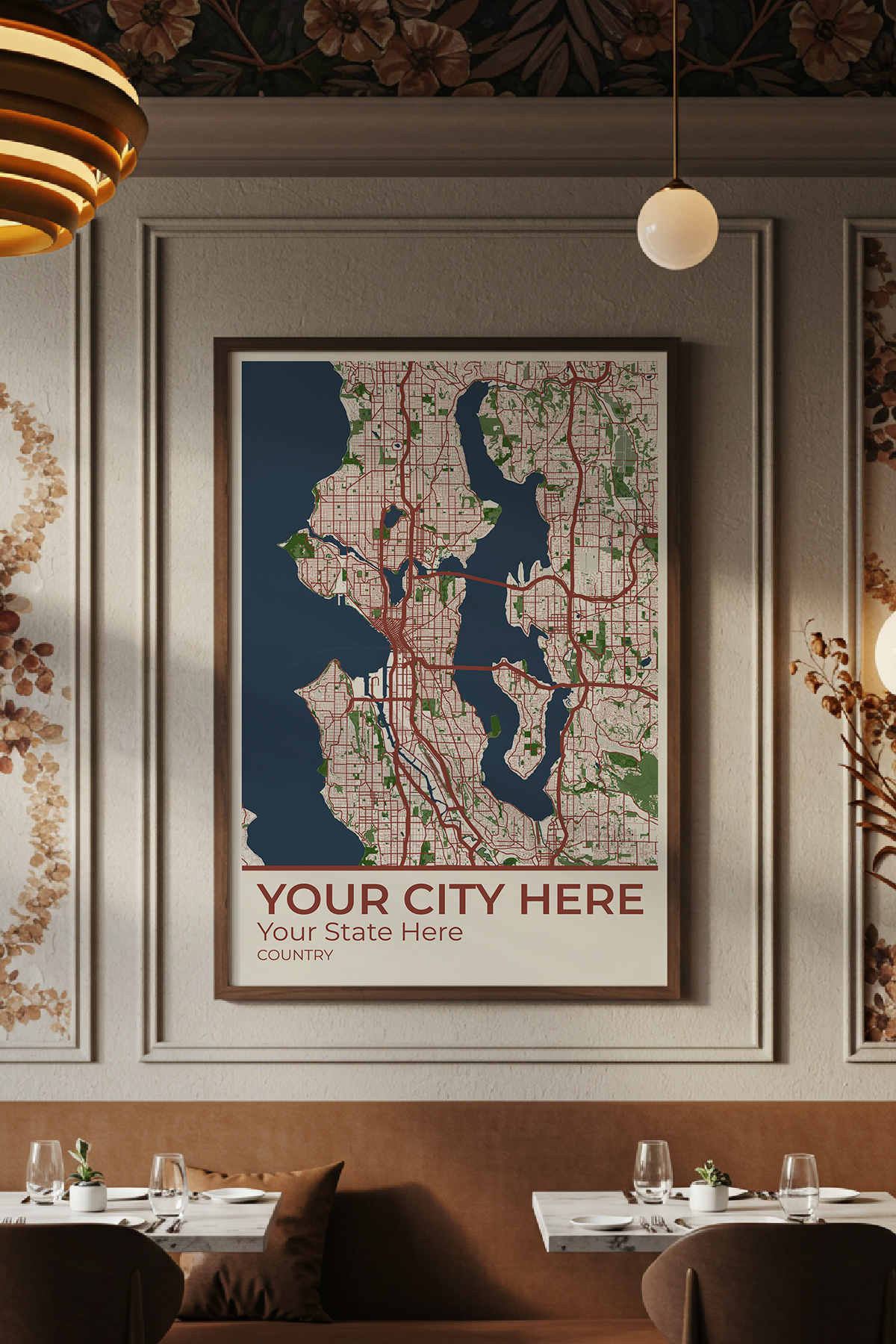 28+	Framed Wall Art Restaurant	Alternatives: Customizable Wall Art Maps - Rochag