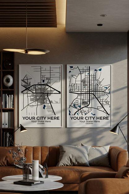 28+	Office Decor Ideas Options: Custom Wall Art Maps