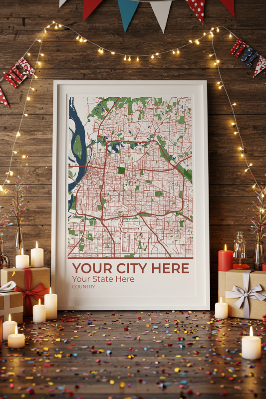 28+	Gift Ideas For Best Friend Combinations: Personalizable Framed Maps