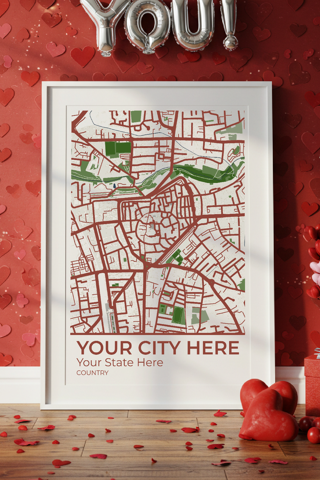 28+	Valentines Gift Art	Possibilities: Custom Wall Decor Maps - Rochag