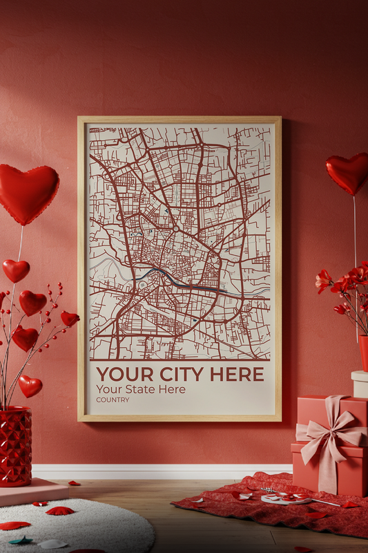 28+	Valentines Gift Ideas For Men Options: Custom Wall Art Maps - Rochag