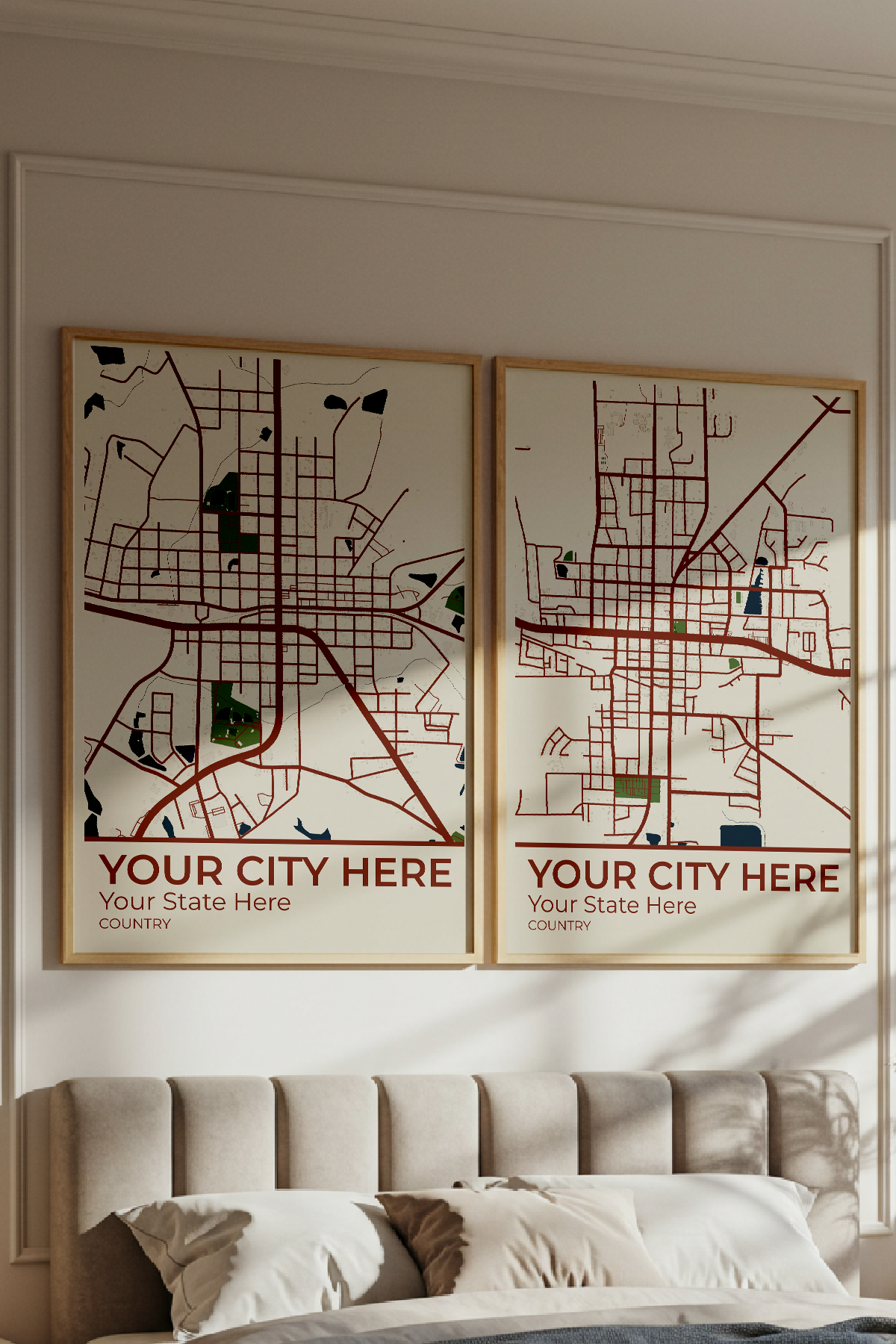 30+	Bedroom Decoration	Ideas: Customizable Wall Decor Maps - Rochag