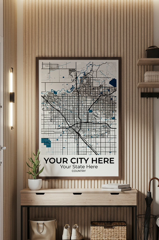 30+	Entryway Ideas Small Apartment Contemporary Alternatives: Customizable Wall Art Maps - Rochag