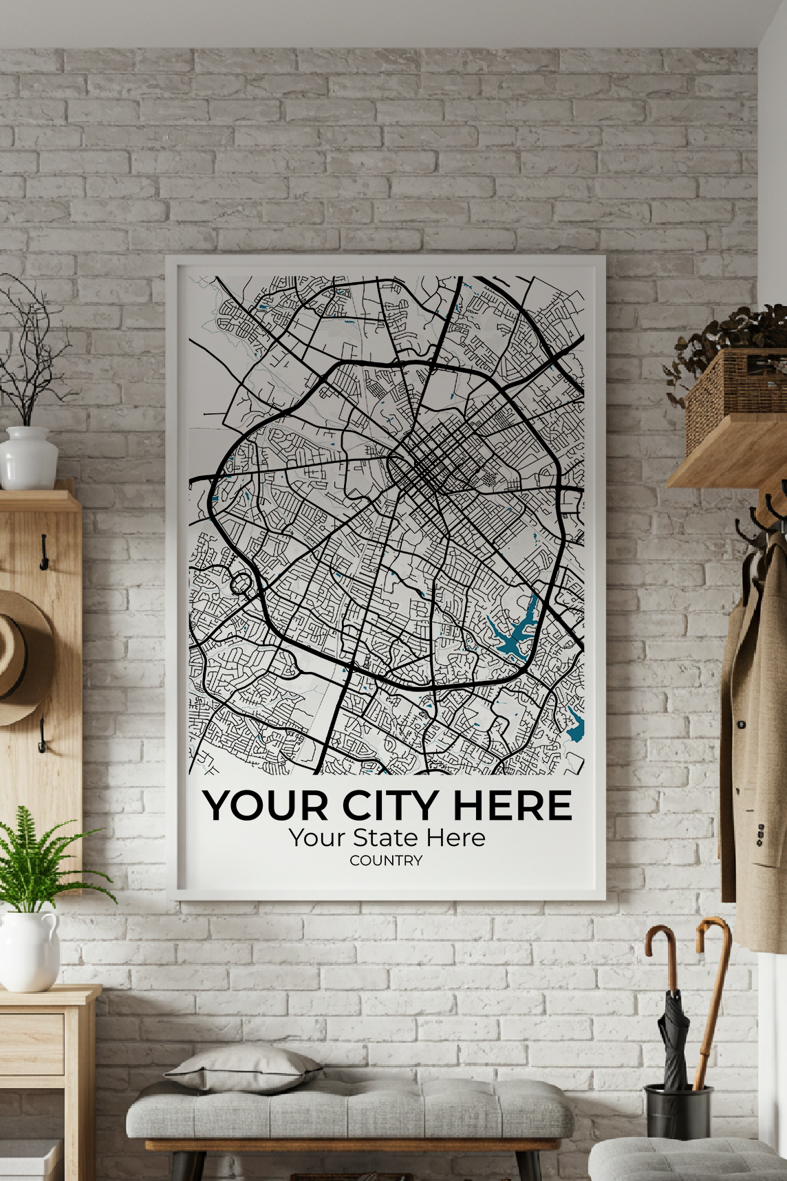 30+	Room Minimalist	Ideas: Customizable Wall Decor Maps - Rochag