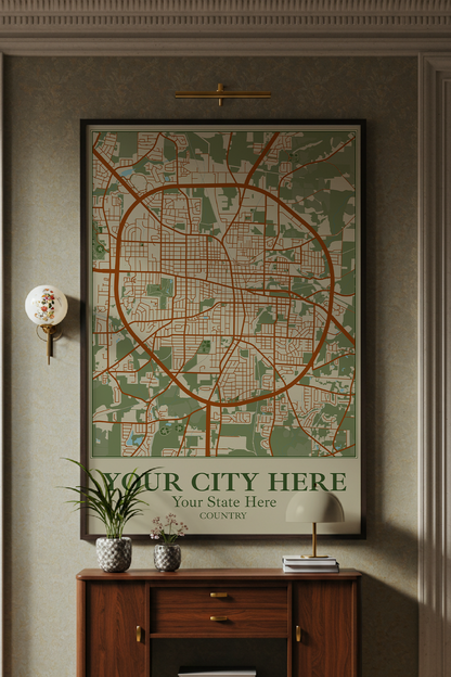 32+	Home Decoration Entrance	Combinations: Personalizable Framed Maps - Rochag