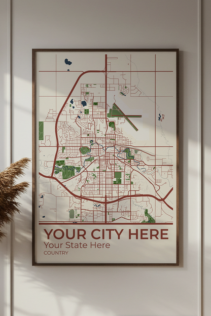 32+	Living Room Decoration Combinations: Personalizable Framed Maps