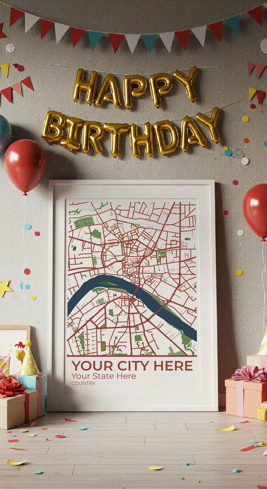 32+	Gift Ideas For Mom Combinations: Personalizable Framed Maps