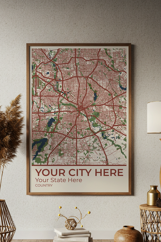 32+	Modern House Design Interior Options: Custom Wall Art Maps