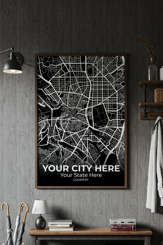 34+	Contemporary House Art Configurations: Personalizable Maps Artworks - Rochag