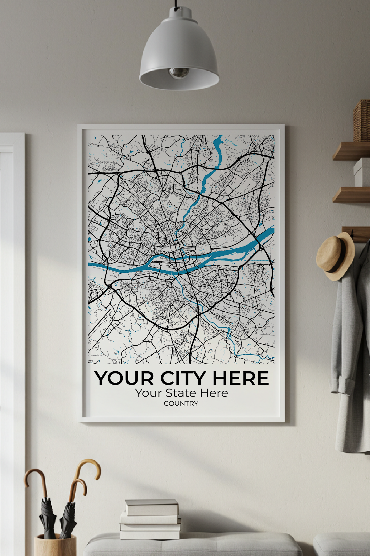 34+	Custom Furniture DIY Configurations: Personalizable Maps Artworks - Rochag