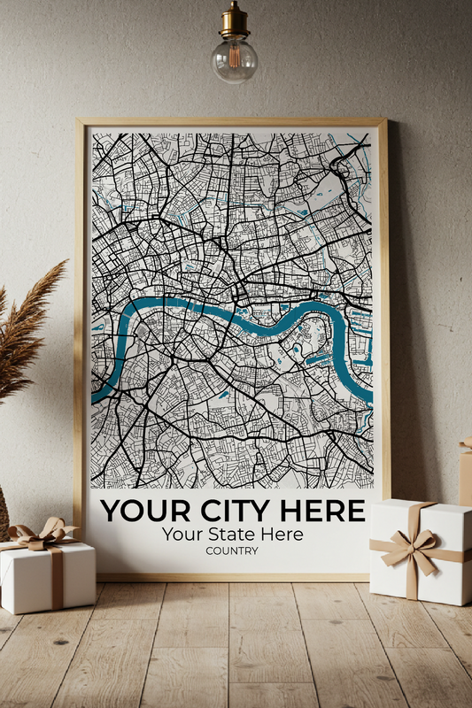 34+	Gift Idea Mother In Law Alternatives: Customizable Wall Art Maps - Rochag