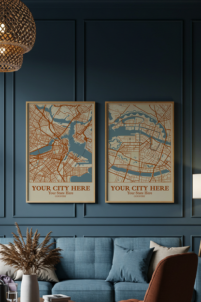 34+	Living Room Apartment	Alternatives: Customizable Wall Art Maps - Rochag