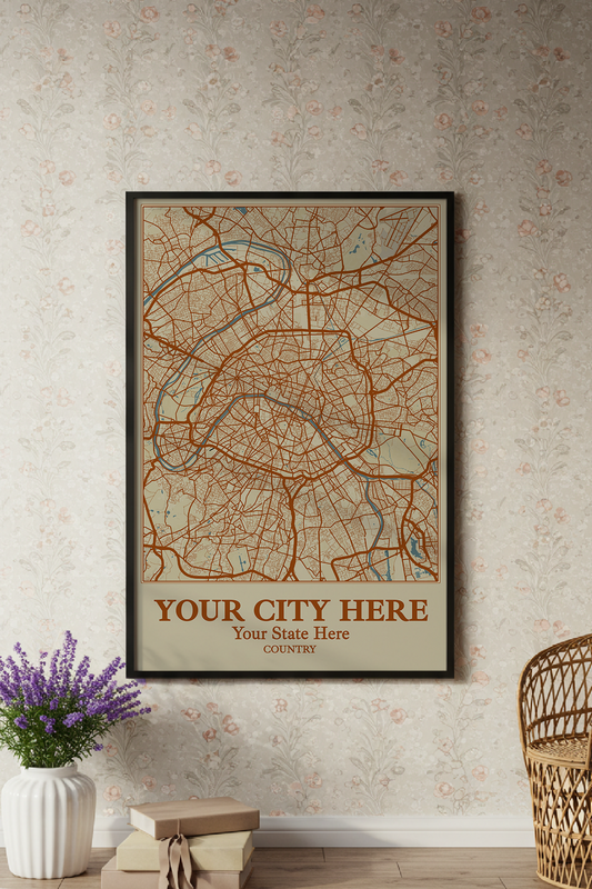 34+	Mothers Day Gift From Grandkids Configurations: Personalizable Maps Artworks - Rochag