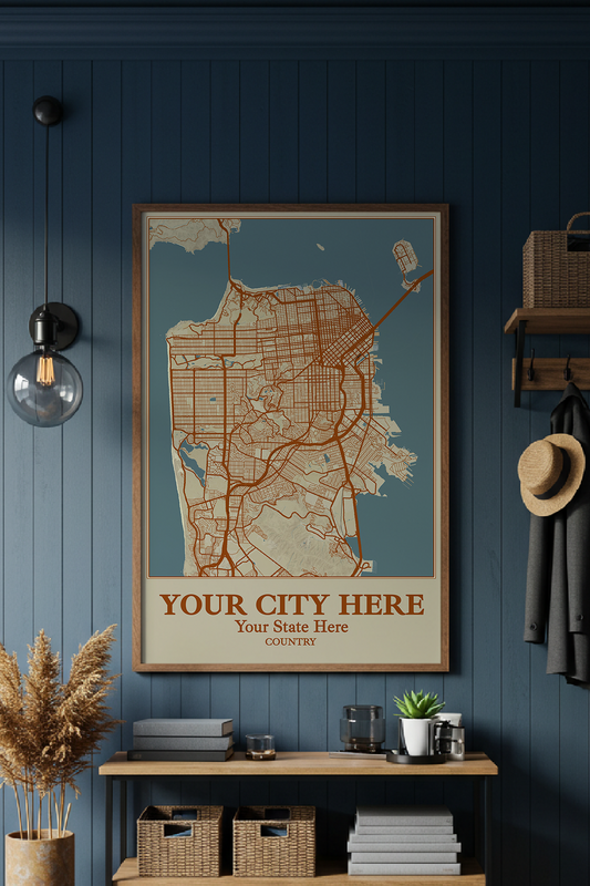 36+	Class Hall Decoration	Combinations: Personalizable Framed Maps - Rochag